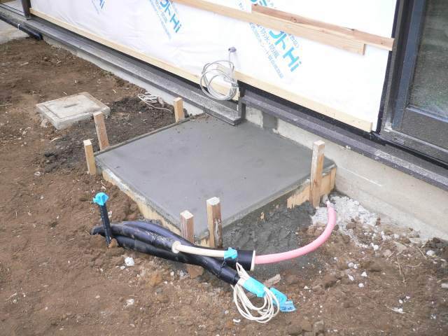 栃木小山　オール電化エコキュート基礎